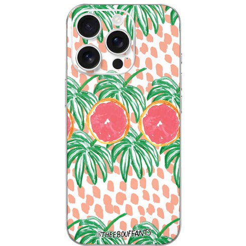 Bouffants and Broken Hearts Graphic Grapefruit iPhone 16 Pro Skin